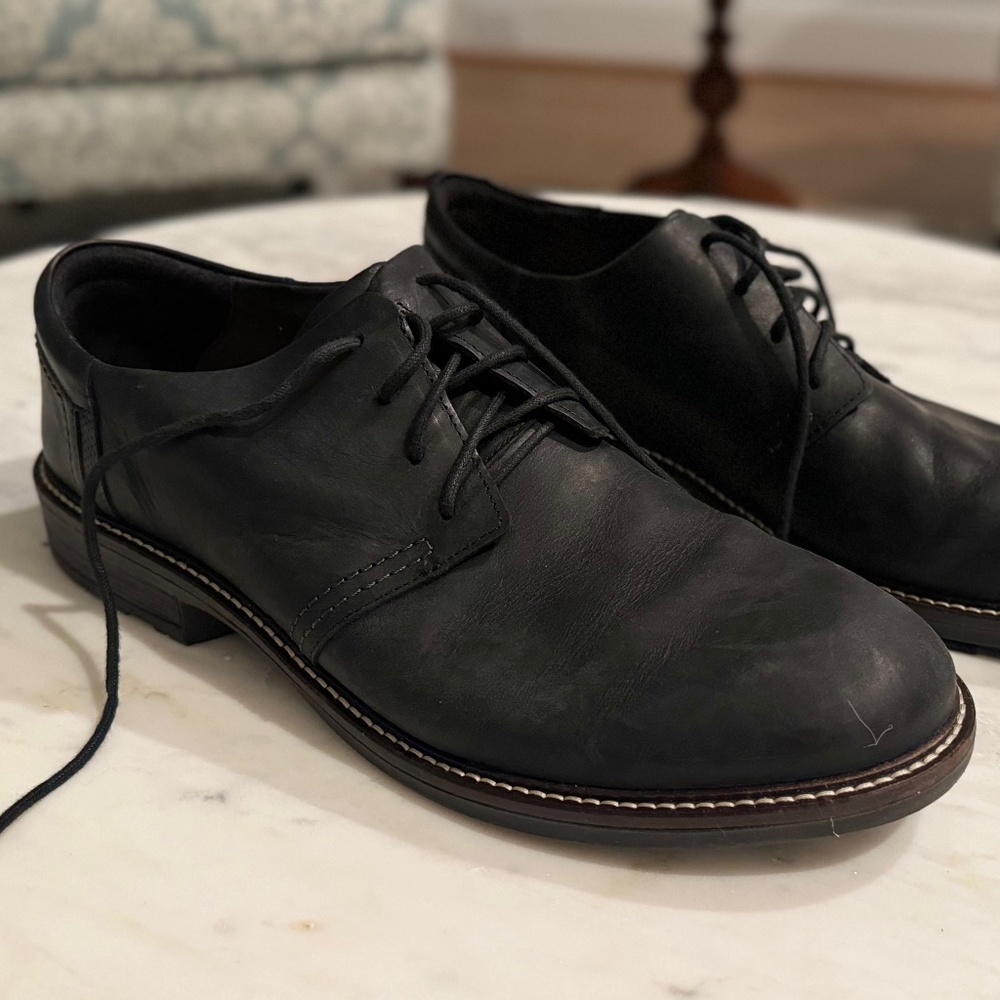 Naot Executive- Black Leather Dress Shoe